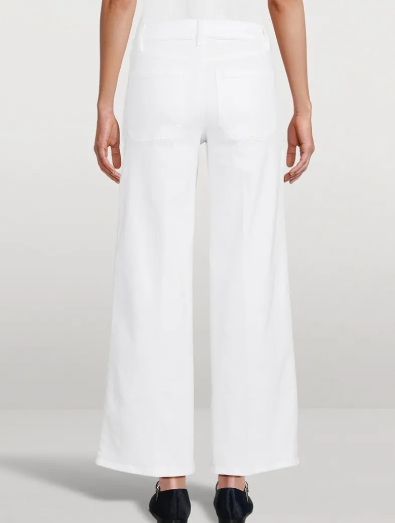 Le Slim Palazzo Wide-Leg Jeans