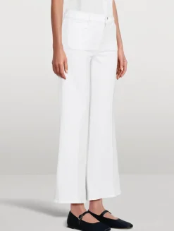 Le Slim Palazzo Wide-Leg Jeans