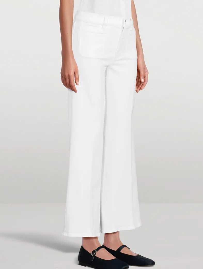 Le Slim Palazzo Wide-Leg Jeans