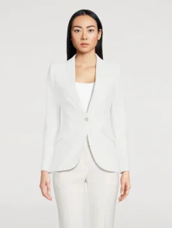 Leaf Crêpe Blazer