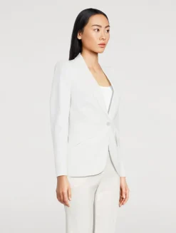 Leaf Crêpe Blazer