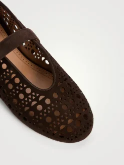 Leather Ballet Flats