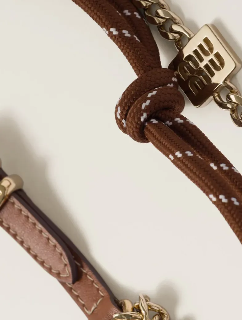 Leather, Cord, And Metal Trick