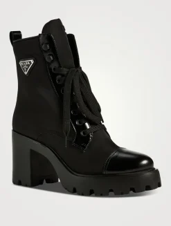 Leather Heeled Ankle Boots