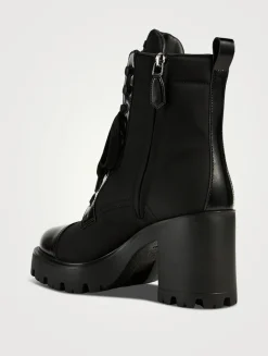 Leather Heeled Ankle Boots