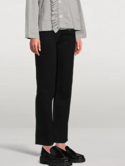 Leather Heeled Loafers