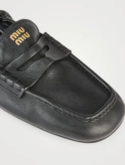 Leather Penny Loafers