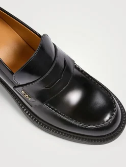 Leather Penny Loafers