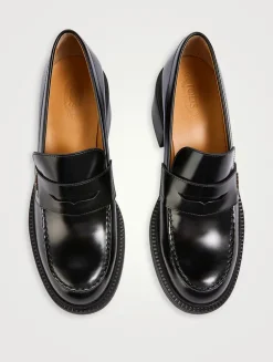Leather Penny Loafers