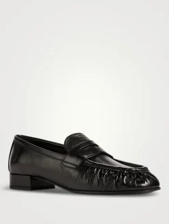 Leather Penny Loafers