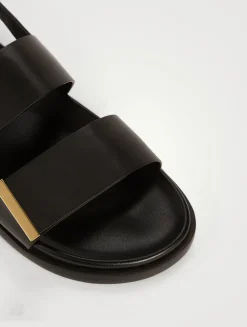 Leather Slingback Sandals