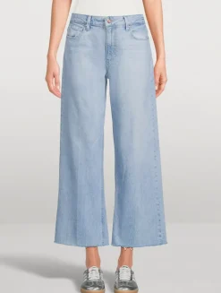 Leenah Wide-Leg Ankle Jeans