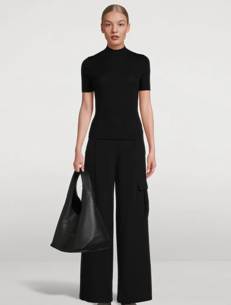 Leenda Regal Wool Mockneck Sweater