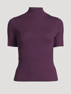 Leenda Regal Wool Mockneck Sweater