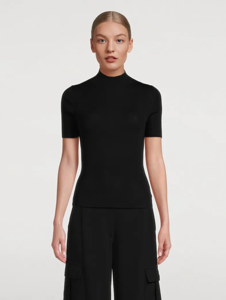 Leenda Regal Wool Mockneck Sweater