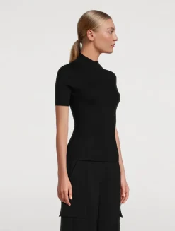 Leenda Regal Wool Mockneck Sweater