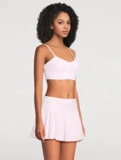 Lenna Sports Bra In Tennis Ball Print