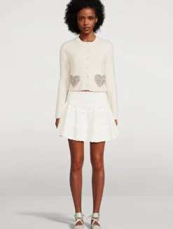 Leocadia Embellished-Heart Cardigan