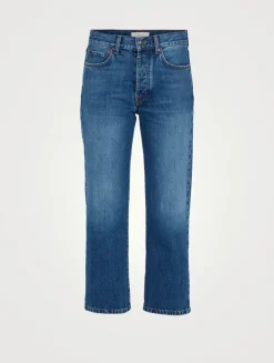 Lesley Straight-Leg Ankle Jeans