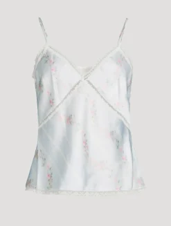 Levall Satin Cami In Floral Print