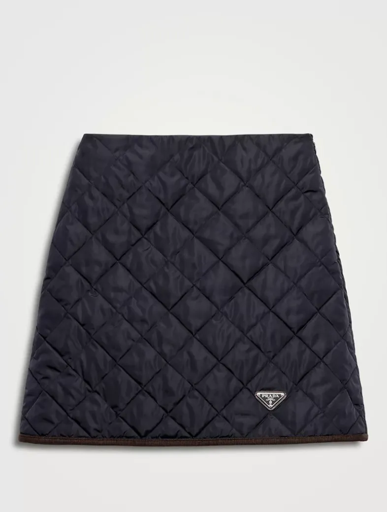 Lightweight Re-nylon Miniskirt