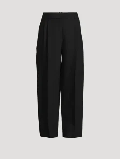 Lilas Gabardine Trousers