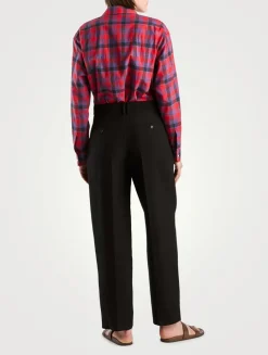 Lilas Gabardine Trousers