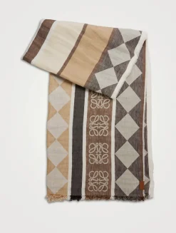 Linen And Cotton Scarf