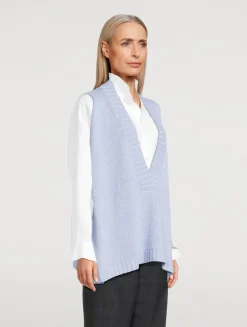 Linen Cotton Sweater Vest