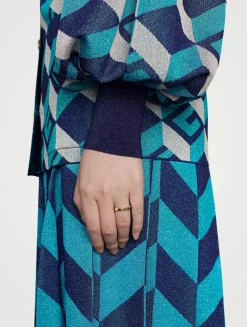 Link To Love 18K Gold Ring With Green Tourmaline