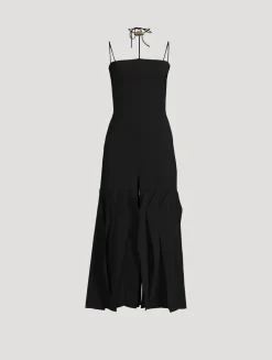 Lip Choker Midi Dress