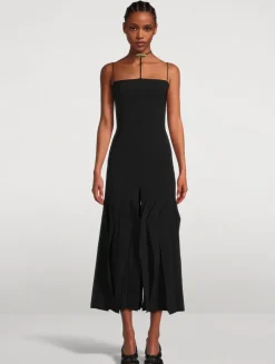 Lip Choker Midi Dress