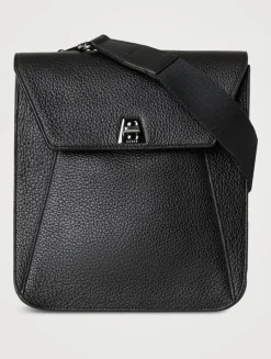 Little Anouk Leather Messenger Bag