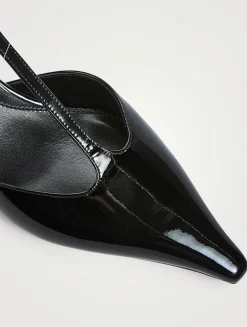 Liz Patent Leather T-Strap Pumps