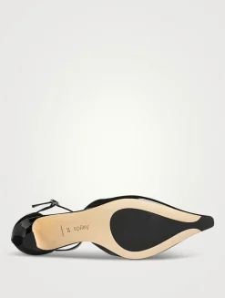 Liz Patent Leather T-Strap Pumps