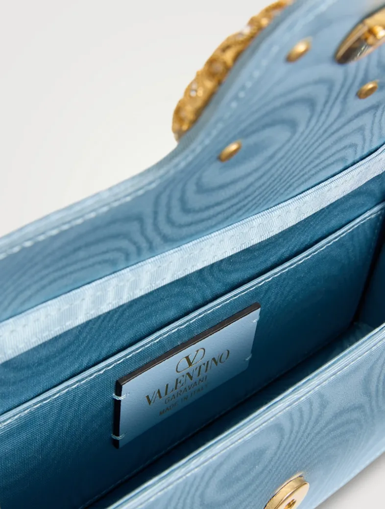 Locò Moiré Fabric Clutch