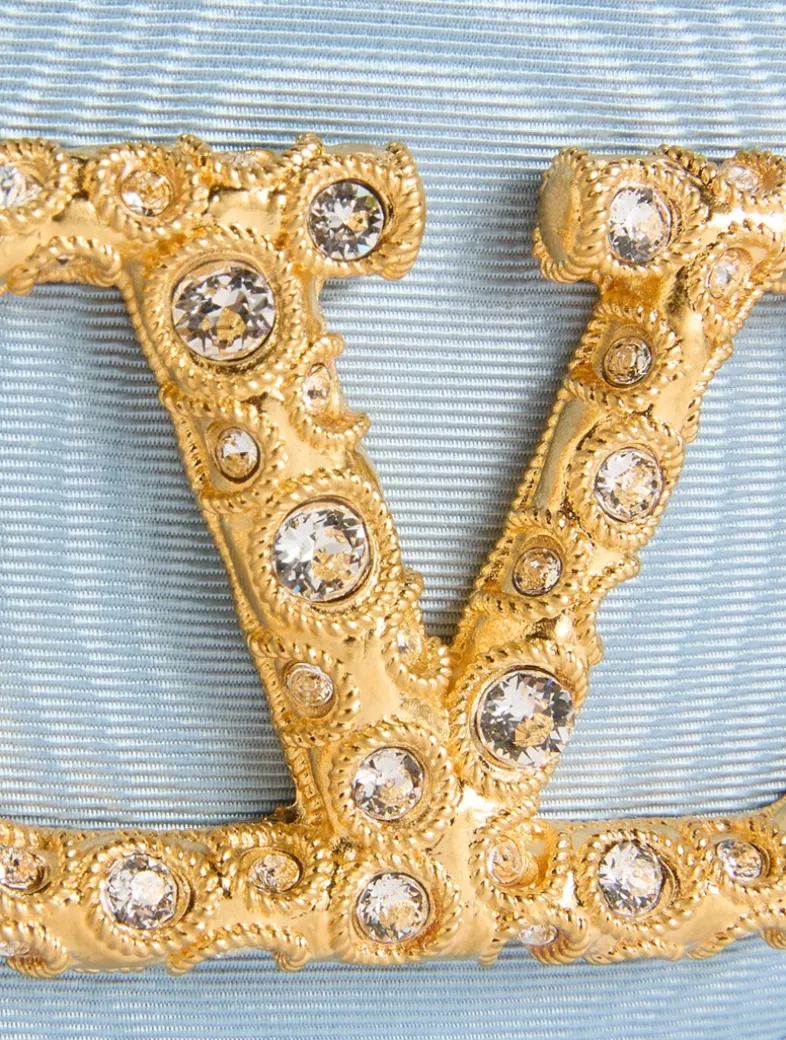 Locò Moiré Fabric Clutch