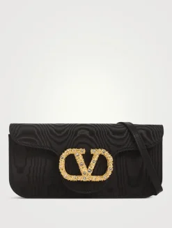 Locò Moiré Fabric Clutch