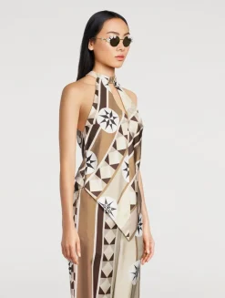 LOEWE x Paula's Ibiza Daisy Field Oval Sunglasses