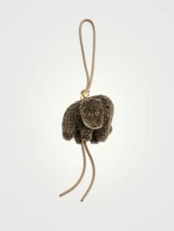 Loewe x Paula's Ibiza Elephant Raffia Bag Charm