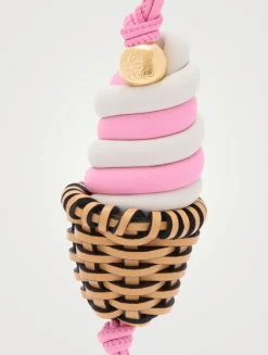 Loewe x Paula's Ibiza Ice Cream Leather Bag Charm