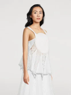 Loewe x Paula's Ibiza Lace Blouse