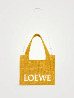 Loewe x Paula’s Ibiza Medium Raffia Tote Bag