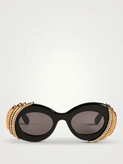 Loewe x Paula's Ibiza Oval Sunglasses