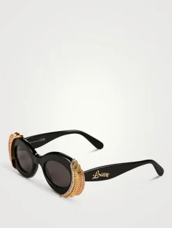 Loewe x Paula's Ibiza Oval Sunglasses
