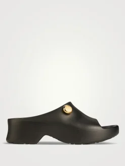 Loewe x Paula's Ibiza Pebble Foam Slide Sandals