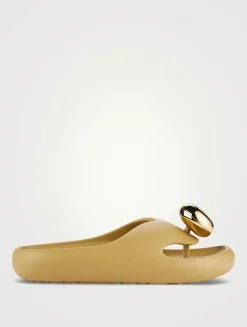 Loewe x Paula's Ibiza Pebble Foam Thong Sandals