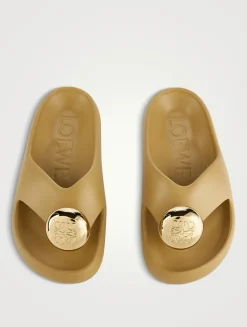 Loewe x Paula's Ibiza Pebble Foam Thong Sandals