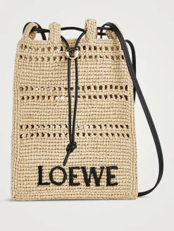 Loewe x Paula's Ibiza Raffia Crossbody Bag