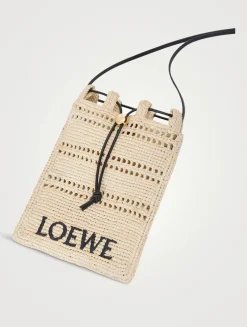 Loewe x Paula's Ibiza Raffia Crossbody Bag